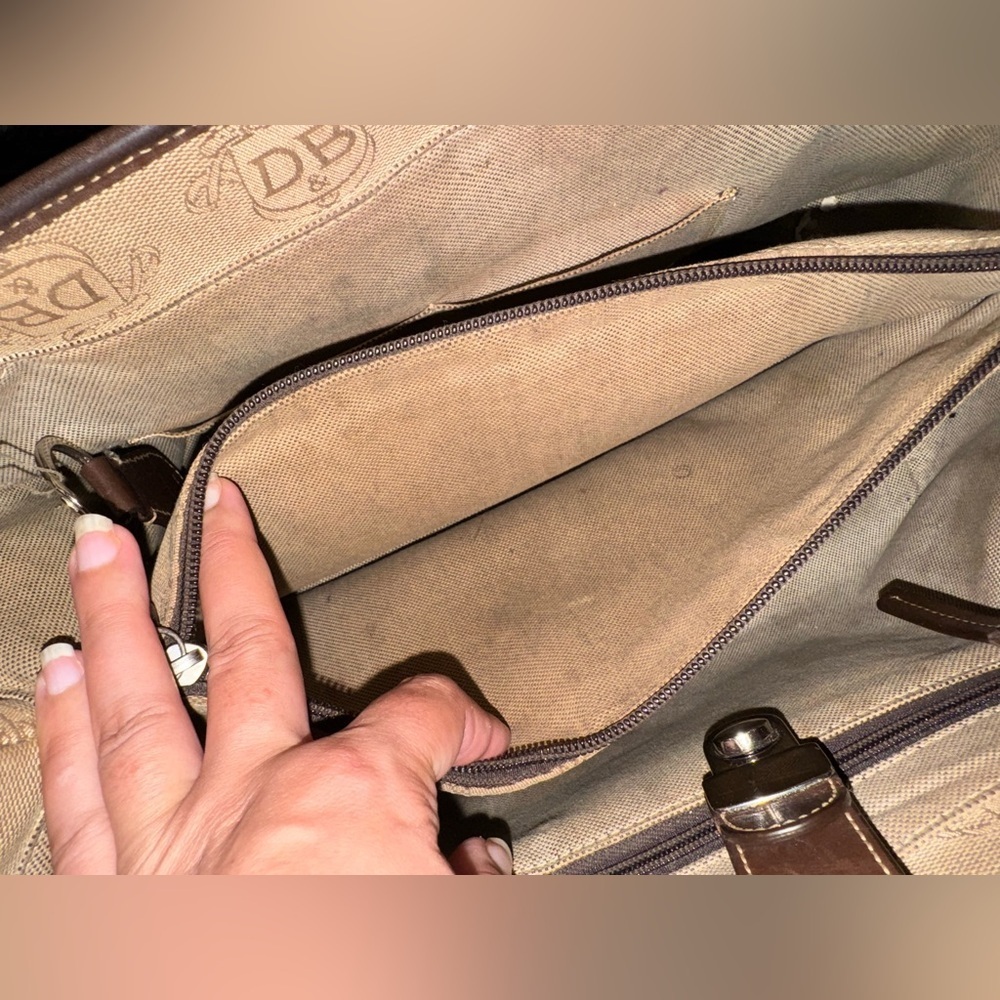 DOONEY AND BOURKE Vintage Signature Double Handle Shoulder Bag - Picture 5 of 13